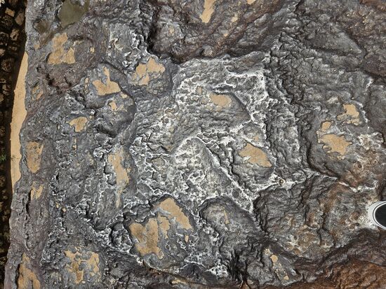 Blankes Eisen, das kaum rostet, weil es hier so trocken ist oder weil so viele Touristen jeden Tag darauf kratzen ?