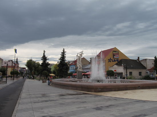 Kurze Umsteigepause in Michalovce