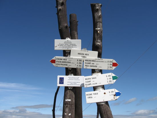 Oben angekommen ! 350 Meter höher als auf der Schneekoppe !