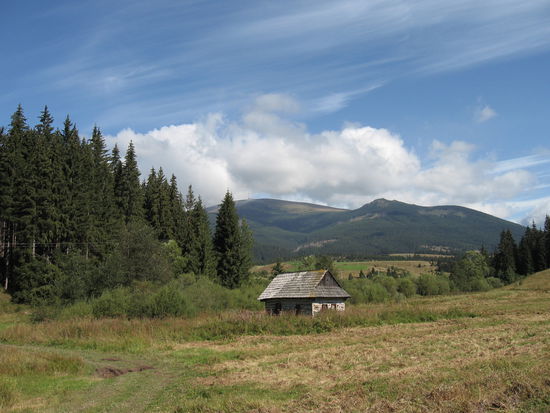Letzter Blick zum Krahola Vol'a von unten