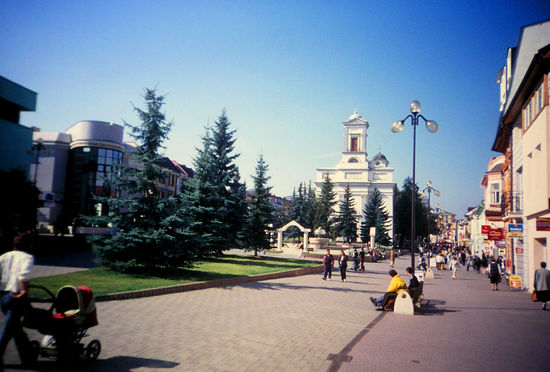 Stadtmitte in Poprad Tatry