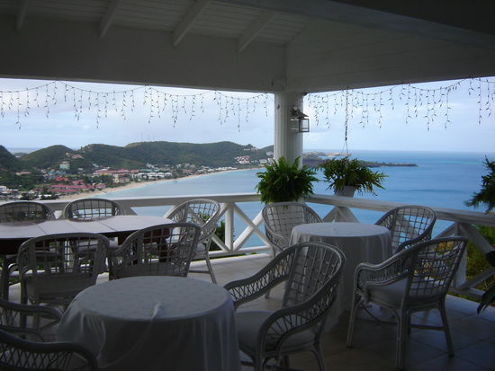 Privatpension in englischem Landhausstil mit Blick über St. George