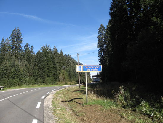 Die Grenze zu Frankreich....