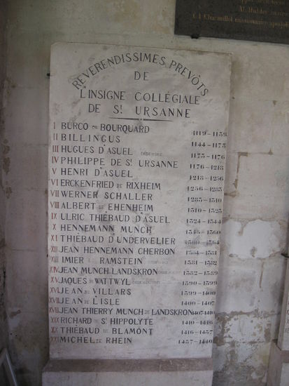 Die Ahnentafel des Klosters