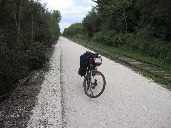 Wettlauf zwischen Fahrrad und Draisine möglich !