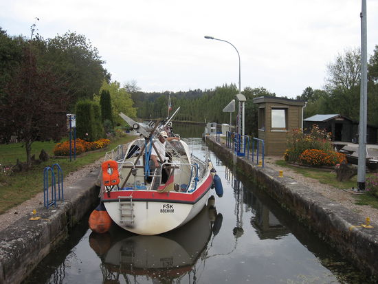 Zieh so einen Kahn mal eben schnell auf Tempo 5 km/Std!