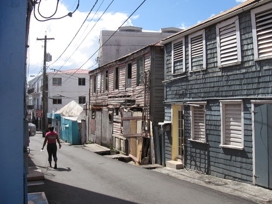 Ein paar Straßen weiter ist die Normalität