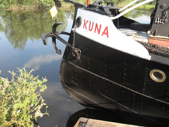 Die Spitze des Eisbrechers