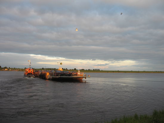 Hier hat die Seilfähre Vorfahrt