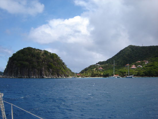 Bei so starkem Nordostwind ist es auch zwischen den Inseln nicht geschützt