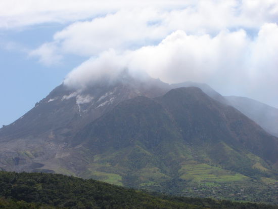 Der Vulkan Soufriere