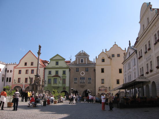 Der Marktplatz von Krumlau
