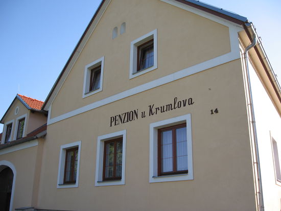 Unsere Pension in Hrnin nördl. Krumlau