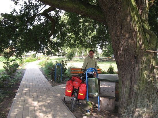 Die Sonne ist rausgekommen, wir ziehen das Picknicken im Schatten vor !
