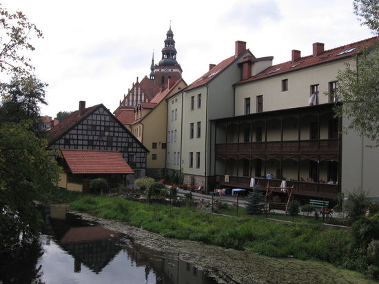 Malerische Partie an der Alle, einem Nebenfluß des Pregel, der in Königsberg ins Fische Haff mündet