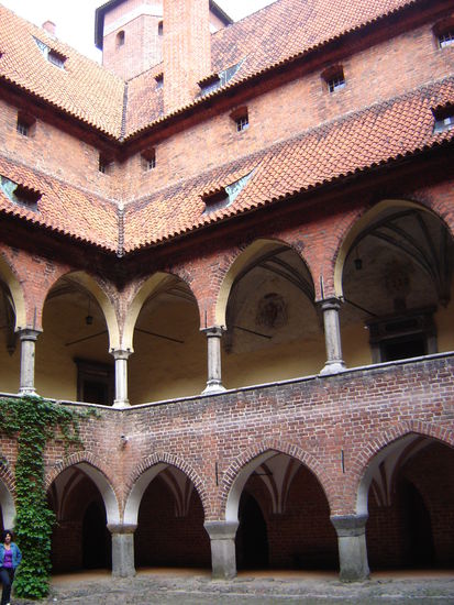 Innenhof der Burg in Heilsberg