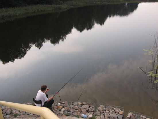 ....und auch die Angler dürften hier ihr Glück versuchen.