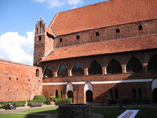 Die schön restaurierte Burg in Allenstein/Olstyn