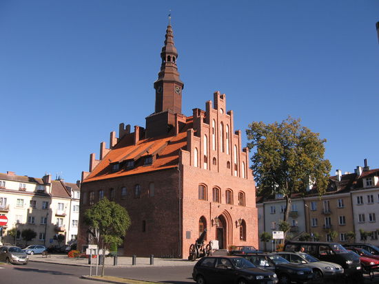 Das Rathaus in Morag/Morungen