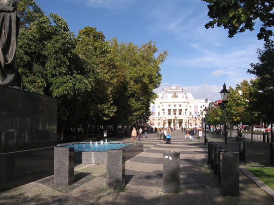Blick aufs Nationaltheater