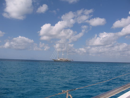 So blau kann keine Nordsee sein. Und Sonne im Überfluss! Nur wo ist der Wind ?