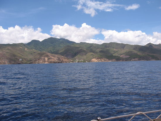 Im Windschatten auf der Westseite der Inseln kann es viel Flaute geben