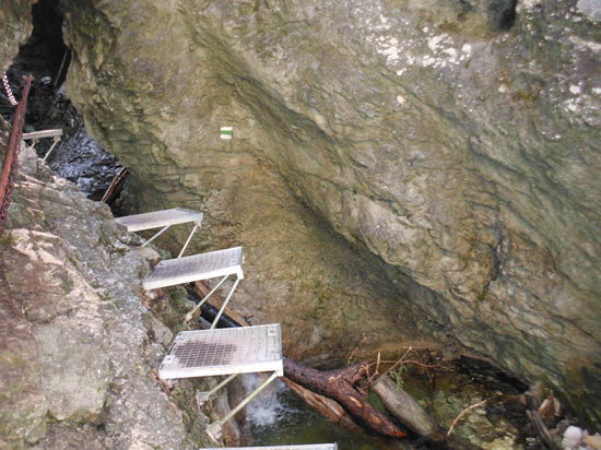 Ein Blick zurück: Da unten kommen wir her !