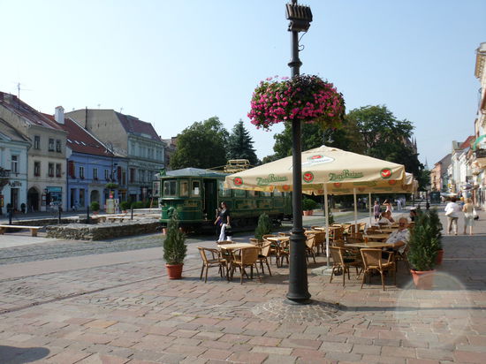 Die Hauptstraße (Hlavna) von Nord nach Süd lädt zum Flanieren und Einkehren in einem der vielen Cafes ein.