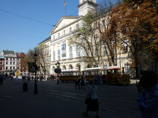 Das Rathaus von Lemberg