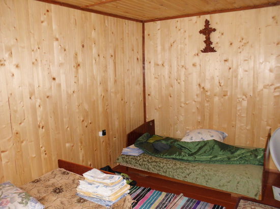 Alles ist aus Holz, alles vom Bürgermeister selbst gebaut