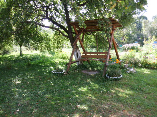 Ländliche Idylle auf dem Hof