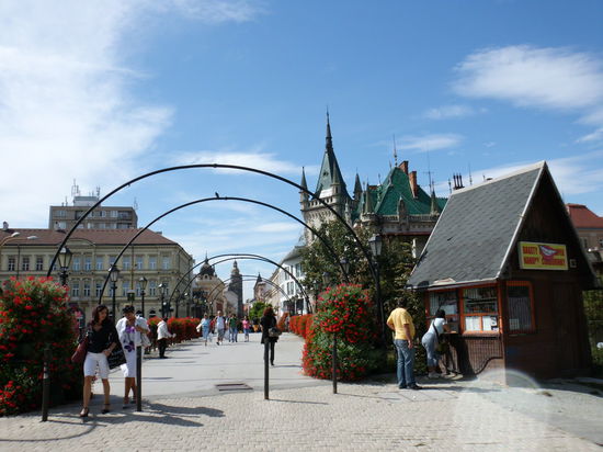 Noch einmal nach Kosice, um zwischen zwei Zügen einen Stadtbummel zu machen