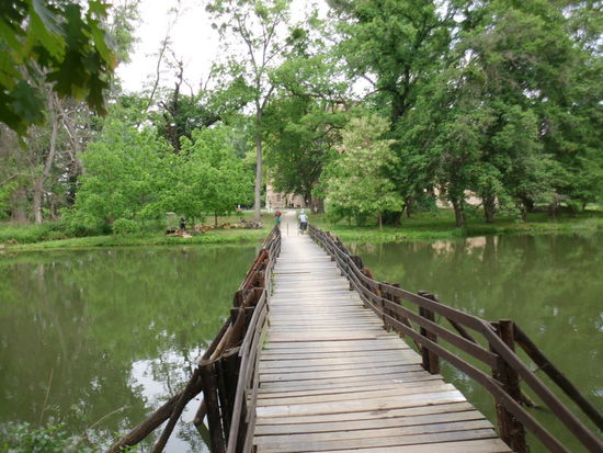  Ruine eines Jagdschlosses - vom Fürsten für seine Gäste von Anfang an als Ruine gebaut, das sehen wir uns an !