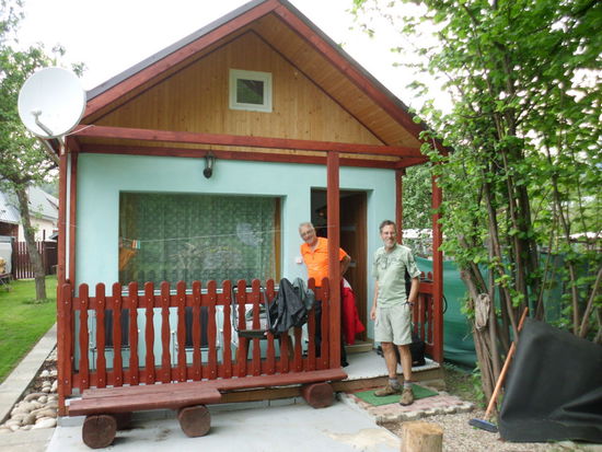 In Cerveny Klastor am Dunajec finden wir ein Privatquartier im Gartenhaus der Wirtsleute 10 € pro Person, da können wir abends noch zünftig essen gehen !