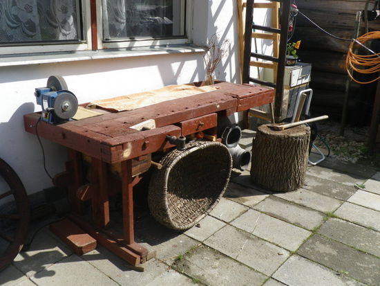 Tischlergeräte faszinieren Erich als Tischlermeister immer besonders !