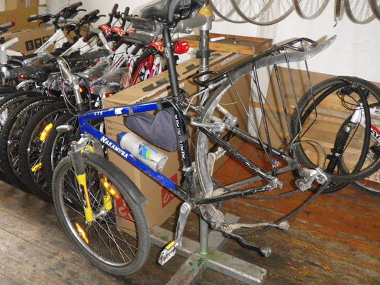 Schlimmer kann es nicht kommen. Die Hinterradnabenschaltung sitzt total fest und kann auch vom Fachmann nicht behoben werden.