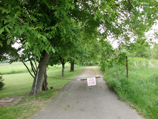 Hier kommt man sicher nicht über die Grenze