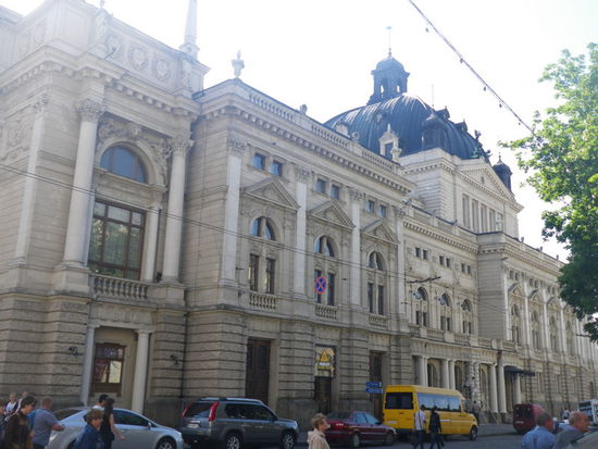 Das Opernhaus von Lemberg