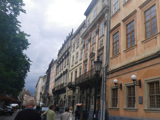 Die Vorzeigefassade von Lemberg,