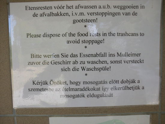 ...aber mit dem Ausdruck auf deutsch hapert es etwas!