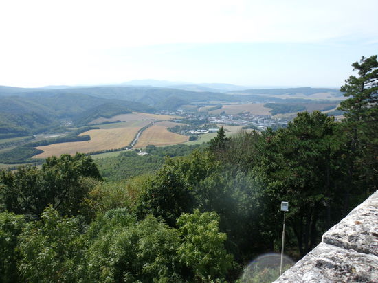 Der Bick von oben nach Norden