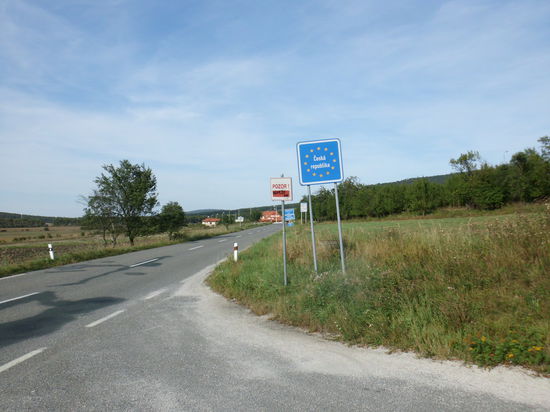 Nun gehts abwärts in die Tschechei!