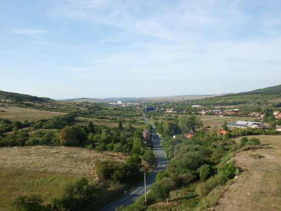 Nun kann ich mich nordwärts bergab rollen lassen !