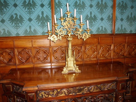 Teuerste Tapeten aus Flandern, Holzarbeiten von Holzschnitzern aus ganz Europa - der Schloßherr konnte sich das leisten.