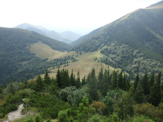 Ein Blick zurück zur ersten Paßhöhe