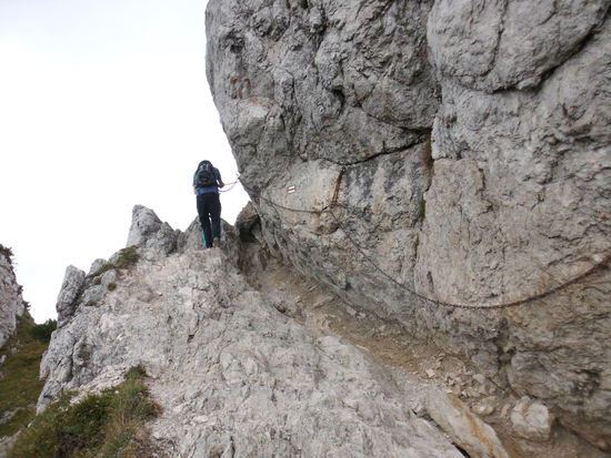 Festhalten ist angesagt, schwindelfrei sollte man sein