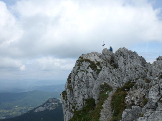 Unser Tagesziel vor Augen