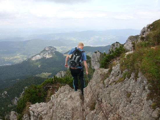 Hier braucht man die richtigen Schuhe und muß sicher balancieren können