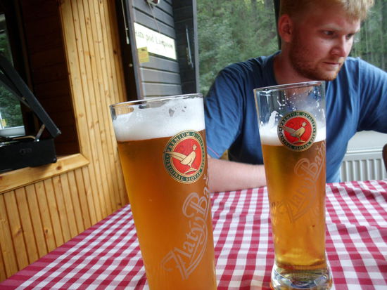 Der krönende Abschluß unserer Tour. Und bei dem Bierpreis (1,10 € für 0,5 l) schmeckt das nächste Bier noch besser.
