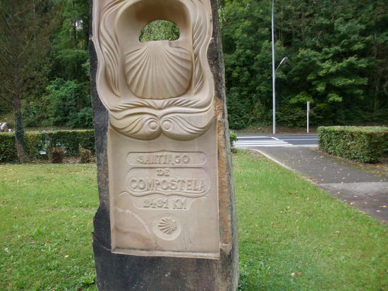 Der Weg ist auch Bestandteil des Jacobsweges von St.Petersburg nach Santiago de Compostela